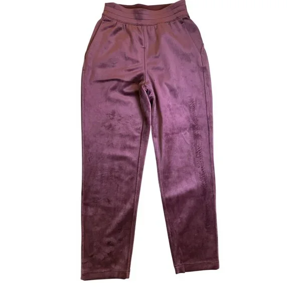 Lululemon Align Velvet Soft Jogger Pants Burgundy Xxs - Picture 9 of 12